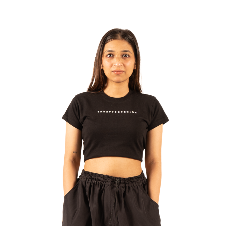 PIXEL BABY TEE crop top